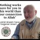 "Nothing works more for you in this world than your connection to Allah" - Murshid Shaykh Taner Vargonen Ansari
